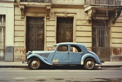 Cars on street