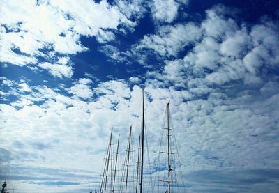 Low angle view of cloudy sky