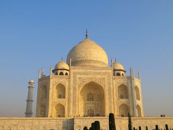 Low angle view of historical building against sky