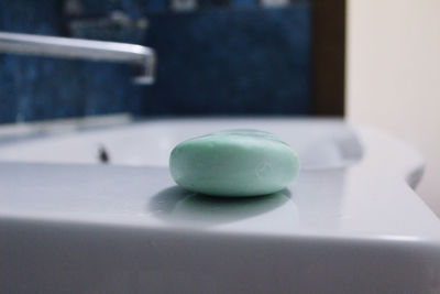 Close-up of ball on table