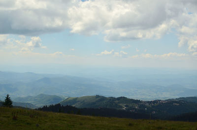 Scenic view of landscape against sky