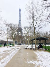 View of city during winter