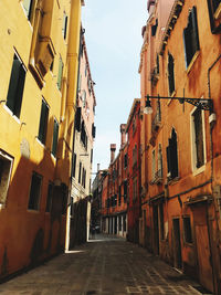 Street amidst buildings in city
