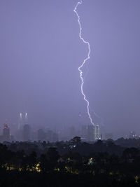 Lightning in kuala lumpur