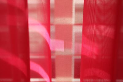 Full frame shot of red pattern