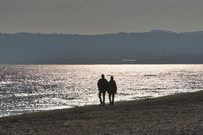 Walking the beach