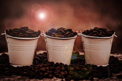 Close-up of coffee cup