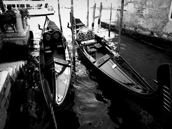 Boats in sea