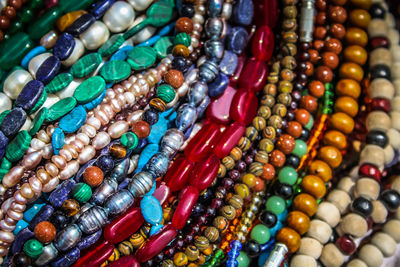 Close-up of jewelry for sale