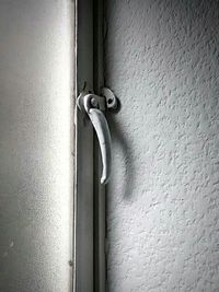 Close-up of closed door