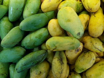 Full frame shot of fruits for sale in market