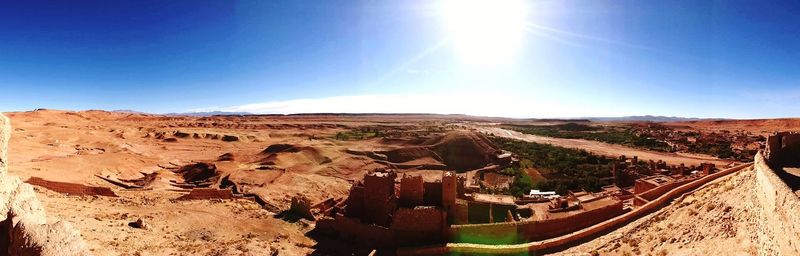 Panoramic view of a desert