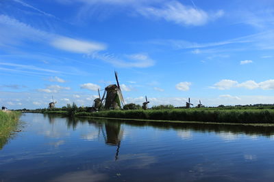 View of church against blue sky