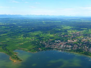 Aerial view of landscape