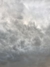 Low angle view of storm clouds in sky