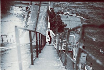 Person walking on street