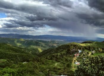 Scenic view of landscape against sky