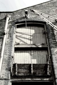 Low angle view of old building