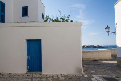 Built structure against blue sky