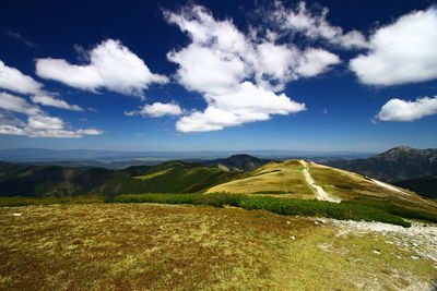 Scenic view of landscape against sky