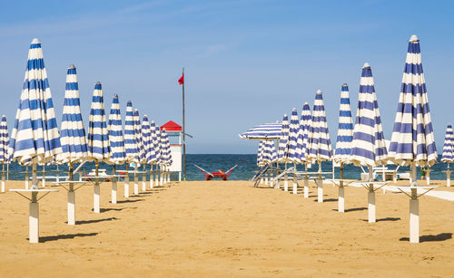 Panoramic view of beach against sky