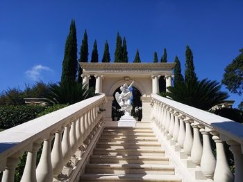 Low angle view of built structure against sky