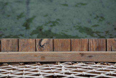 Close-up of wooden wall