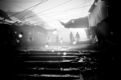 People in shopping mall