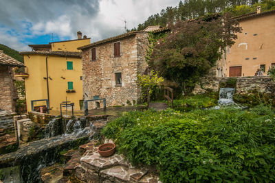A very little stone city in the heart of umbria region, named village of streams or little venice