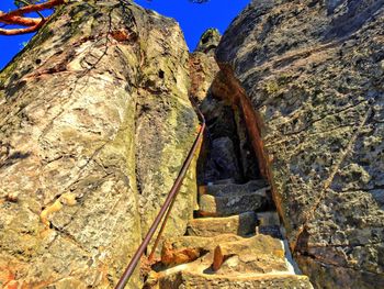 Staircase of old building