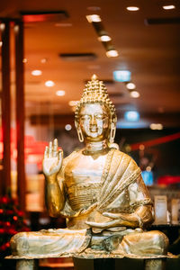 Statue of buddha in temple