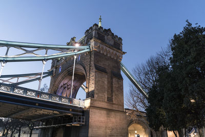 Low angle view of bridge