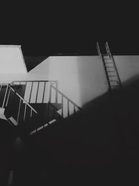 View of stairs against built structure