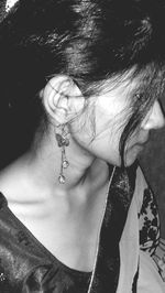 Close-up of woman