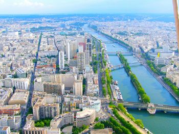 Aerial view of city