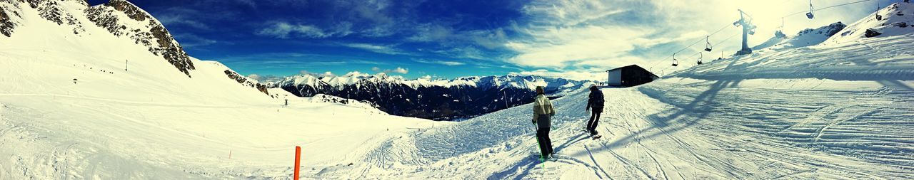 Snow covered landscape