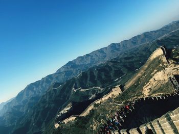 Scenic view of mountains