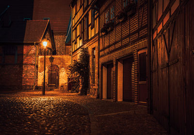 Street amidst buildings in city