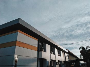 Low angle view of building against sky