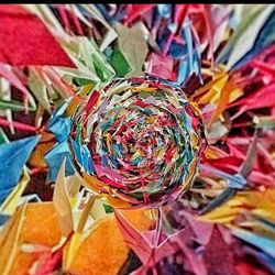 Full frame shot of multi colored pencils