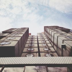 Low angle view of building against sky