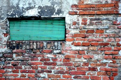 Brick wall with brick wall