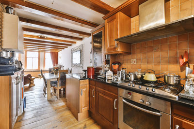 Interior of kitchen