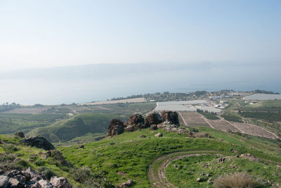 Scenic view of landscape against sky