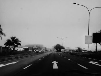 Street against sky