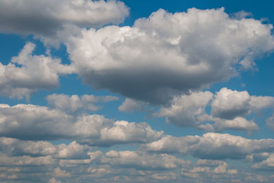 Low angle view of clouds in sky