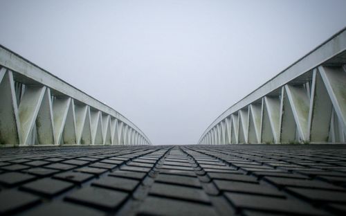 Bridge against clear sky