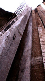 Low angle view of built structure against the sky