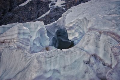 Scenic view of ice formation