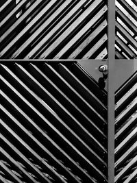 Full frame shot of metallic structure